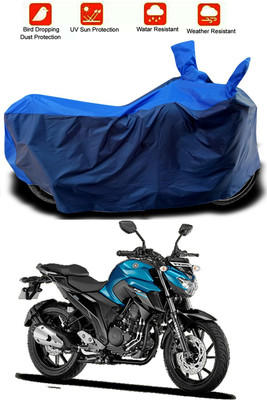 MMSSTAR Waterproof Two Wheeler Cover for Yamaha(FZ-25, Blue, Blue)