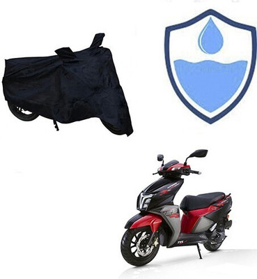 HYBRIDS COLLECTION Waterproof Two Wheeler Cover for TVS(NTORQ, Black)