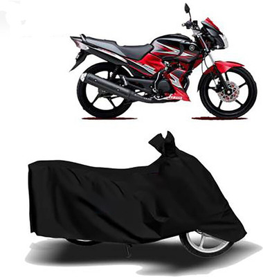 MWBB Waterproof Two Wheeler Cover for Yamaha(SS 125, Black)