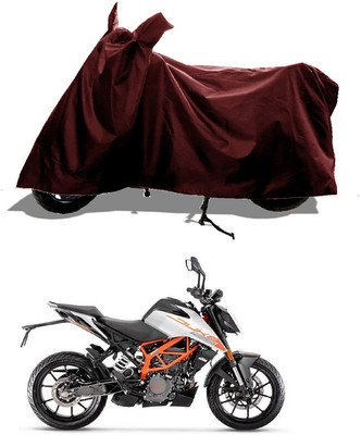 GROFATIK Two Wheeler Cover for KTM(125 Duke BS6, Maroon)