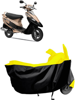 Amexride Two Wheeler Cover for TVS(Scooty Pep+, Multicolor)