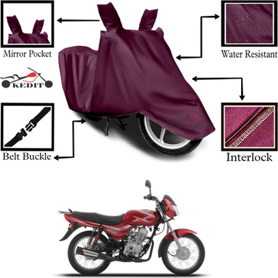 AASHTIK MART Two Wheeler Cover for Bajaj(Maroon)