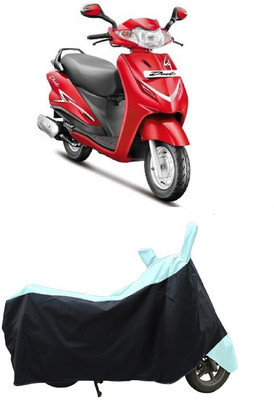 Coxtor Waterproof Two Wheeler Cover for Hero(Duet LX 110CC BS6, White)
