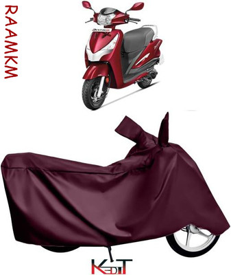 LIFE TO HUB Two Wheeler Cover for Hero, Honda, Bajaj, Ather, TVS, Yamaha(Africa Twin, Maroon)