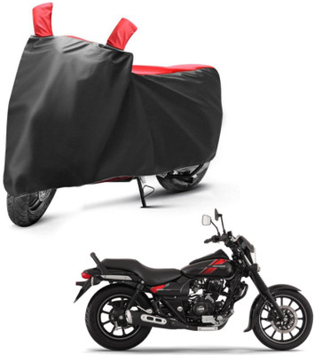 sowelar Waterproof Two Wheeler Cover for Bajaj(Avenger 160 Street, Black, Red)