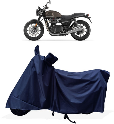 Tricway Two Wheeler Cover for Triumph(Street Twin BS6, Blue)