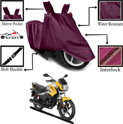 AASHTIK MART Two Wheeler Cover for Hero(Passion Pro i3S, Maroon)