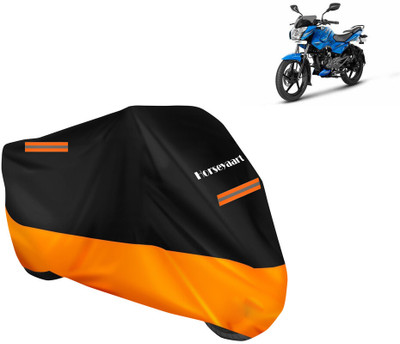 Horseyaart Waterproof Two Wheeler Cover for Bajaj(Pulsar 135, Orange)