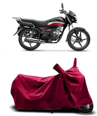 Coxtor Waterproof Two Wheeler Cover for Hero(CD 110 Dream, Maroon)