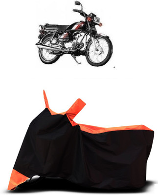 VESMEI Two Wheeler Cover for Honda(CD 100 SS, Orange)