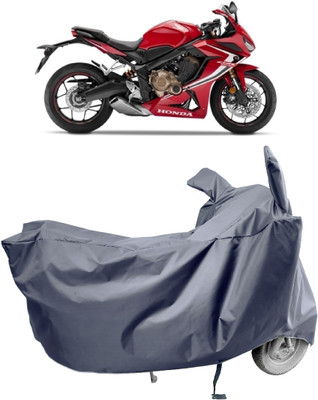 Amexride Two Wheeler Cover for Honda(CBR650R, Grey)
