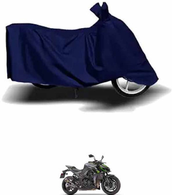 DeepShakshi AUTOMOTIVE Waterproof Two Wheeler Cover for Kawasaki(Z1000, Blue)