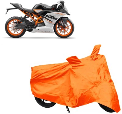 ROYAL AUTO MART Two Wheeler Cover for KTM(RC 390, Orange)