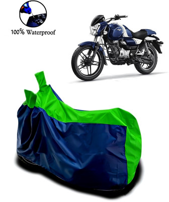 Autofly Waterproof Two Wheeler Cover for Bajaj(V12, Blue, Green)