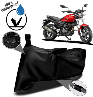 ROYAL AUTO MART Waterproof Two Wheeler Cover for Hero(Xpulse 200T, Black)