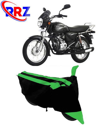RRZ Waterproof Two Wheeler Cover for Bajaj(Boxer BM 150, Black, Green)