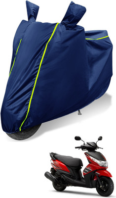 Auto Hub Waterproof Two Wheeler Cover for Yamaha(Ray Z, Blue)