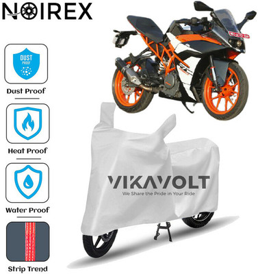 NOIREX Waterproof Two Wheeler Cover for KTM(RC 200, Silver)