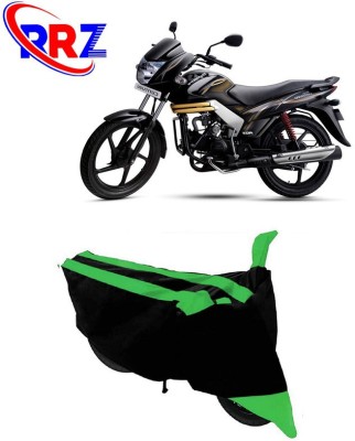 RRZ Waterproof Two Wheeler Cover for Mahindra(Centuro, Black, Green)