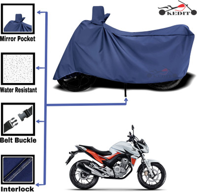 KEDIT Two Wheeler Cover for Universal For Bike(CBR300R BS6, Blue)