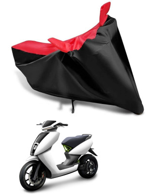 KEDIT Two Wheeler Cover for Ather(450, Red, Black)