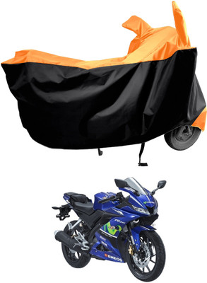 Amexride Two Wheeler Cover for Yamaha(YZF R15 V3 Moto GP Edition BS6, Multicolor)