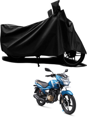 KEDIT Two Wheeler Cover for TVS(Victor Premium, Black)