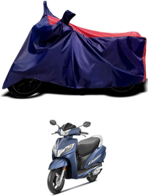 WMIZEXA Waterproof Two Wheeler Cover for Honda(Activa 125, Red, Black)