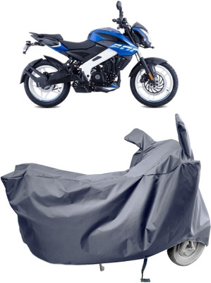 Amexride Two Wheeler Cover for Bajaj(Pulsar 200 NS DTS-i, Grey)