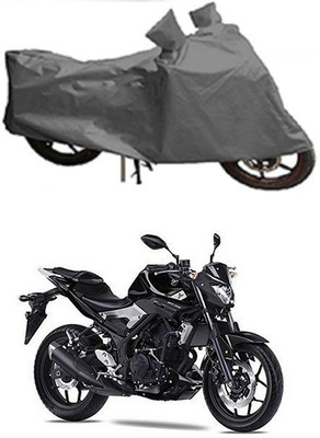 MMSSTAR Waterproof Two Wheeler Cover for Yamaha(MT 03, Grey)