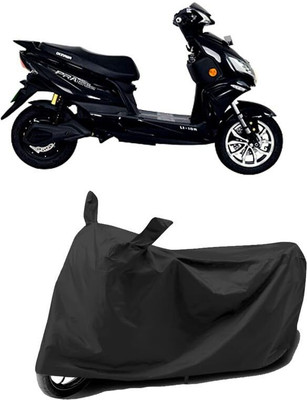 KEDIT Two Wheeler Cover for Okinawa(Praise, Black)