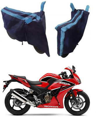 Mdstar Waterproof Two Wheeler Cover for Honda(CBR300R, Blue)