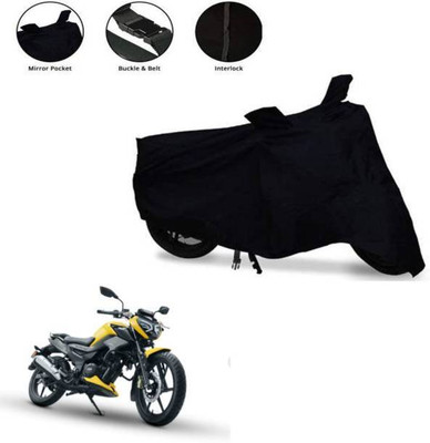 smwzxyu Waterproof Two Wheeler Cover for TVS(Black)