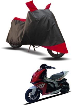 KEDIT Two Wheeler Cover for TVS(Creon BS6, Red, Black)