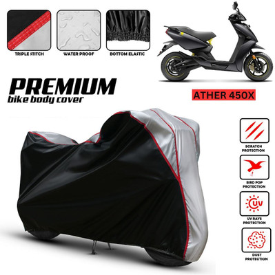 brandroofz Waterproof Two Wheeler Cover for Ather(Electric, Multicolor)