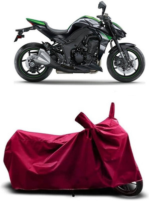 Coxtor Waterproof Two Wheeler Cover for Kawasaki(Z1000 BS6, Maroon)