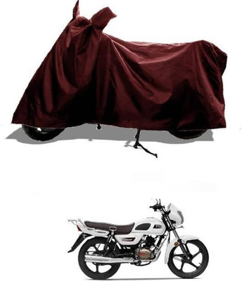 SK AUTO Waterproof Two Wheeler Cover for TVS(Radeon, Maroon)