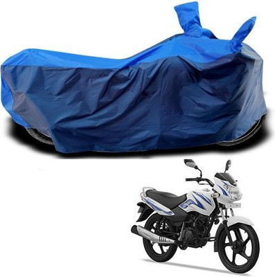 DeepShakshi AUTOMOTIVE Waterproof Two Wheeler Cover for TVS(Star Sport, Blue)