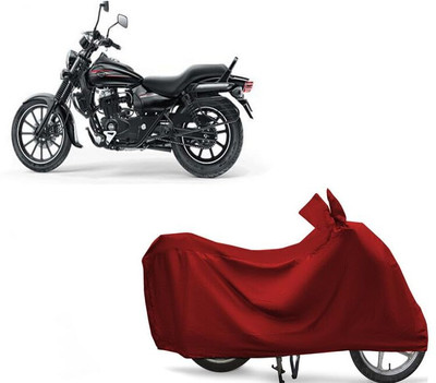KEDIT Two Wheeler Cover for Bajaj(Avenger 400, Maroon)