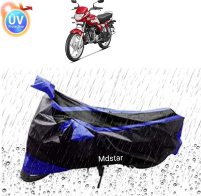 MMSSTAR Waterproof Two Wheeler Cover for Bajaj(Pulsar 135 BS6, Blue, Black)