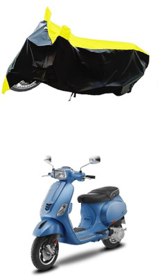 VESMEI Two Wheeler Cover for Vespa(SXL 150 BS6 BS6, Yellow)
