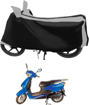 Euro Care Waterproof Two Wheeler Cover for Avon(E Scoot, Silver)