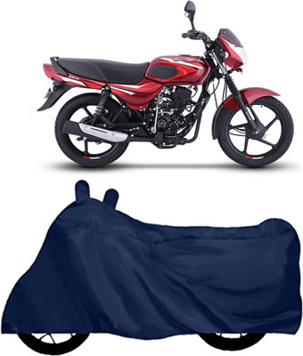 ROYAL AUTO MART Waterproof Two Wheeler Cover for Bajaj(CT110, Blue)