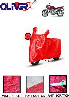 OliverX Waterproof Two Wheeler Cover for Honda(CBF150, Red)