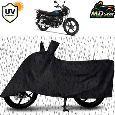 MWBB Two Wheeler Cover for Bajaj(Electric Cruz, Black)