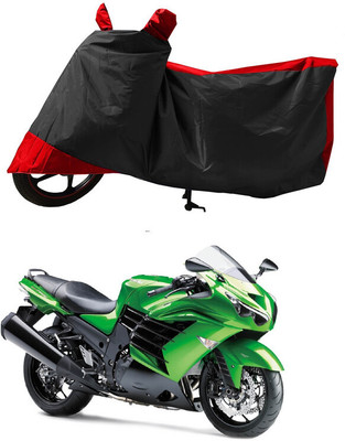 GROFATIK Two Wheeler Cover for Kawasaki(Ninja ZX-14R, Red)