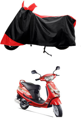 GROFATIK Two Wheeler Cover for Mahindra(Duro 125, Red)