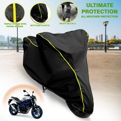 GARREGE Waterproof Two Wheeler Cover for Suzuki(SV650, Blue)