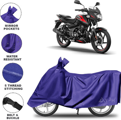 Y3H Waterproof Two Wheeler Cover for Bajaj(Pulsar 125, Blue)