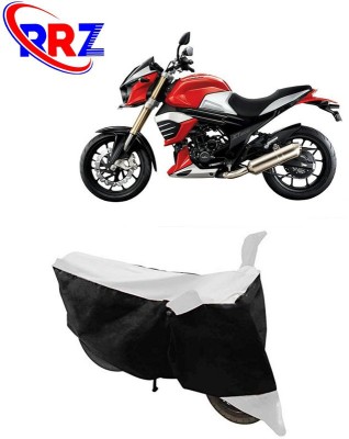 RRZ Waterproof Two Wheeler Cover for Mahindra(MOJO XT 300, Black, White)